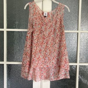 Cabi sleeveless floral top